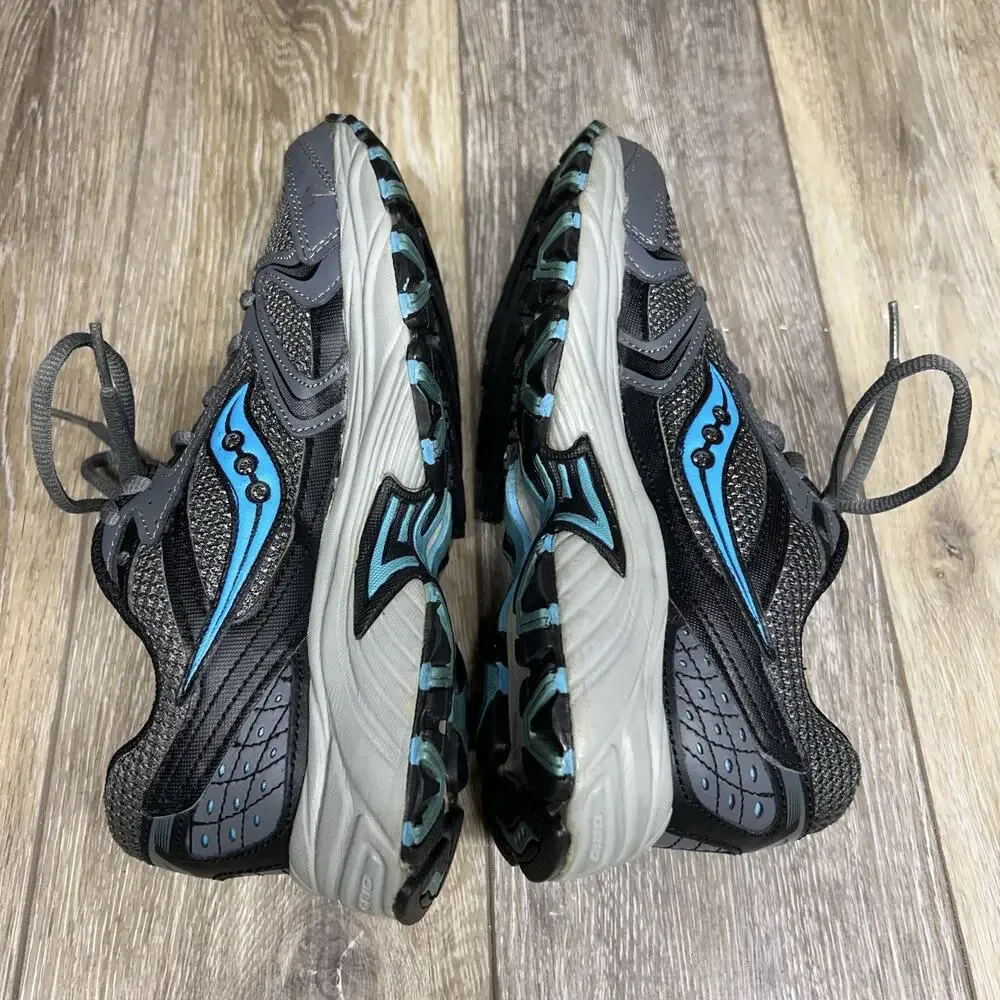 Saucony Oasis 2 Womens US Size 7.5 15210-1 Gray Blue Black Running Sneaker Shoes
